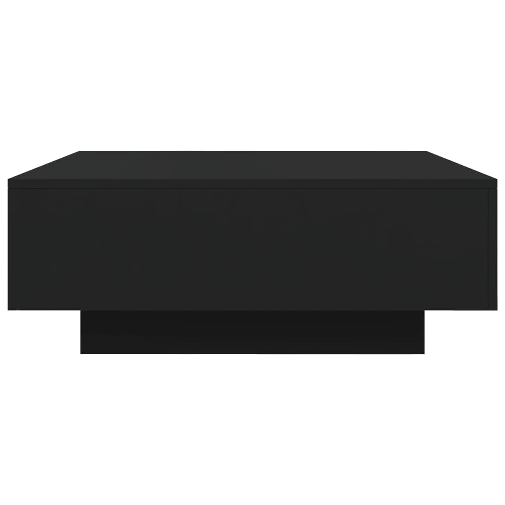 Coffee Table Black 80x80x31 cm Engineered Wood