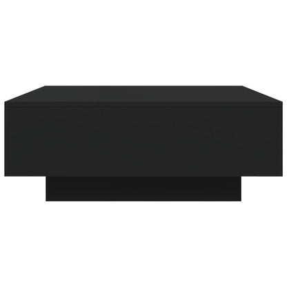 Coffee Table Black 80x80x31 cm Engineered Wood