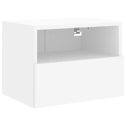 TV Wall Cabinets 2 pcs White 40x30x30 cm Engineered Wood