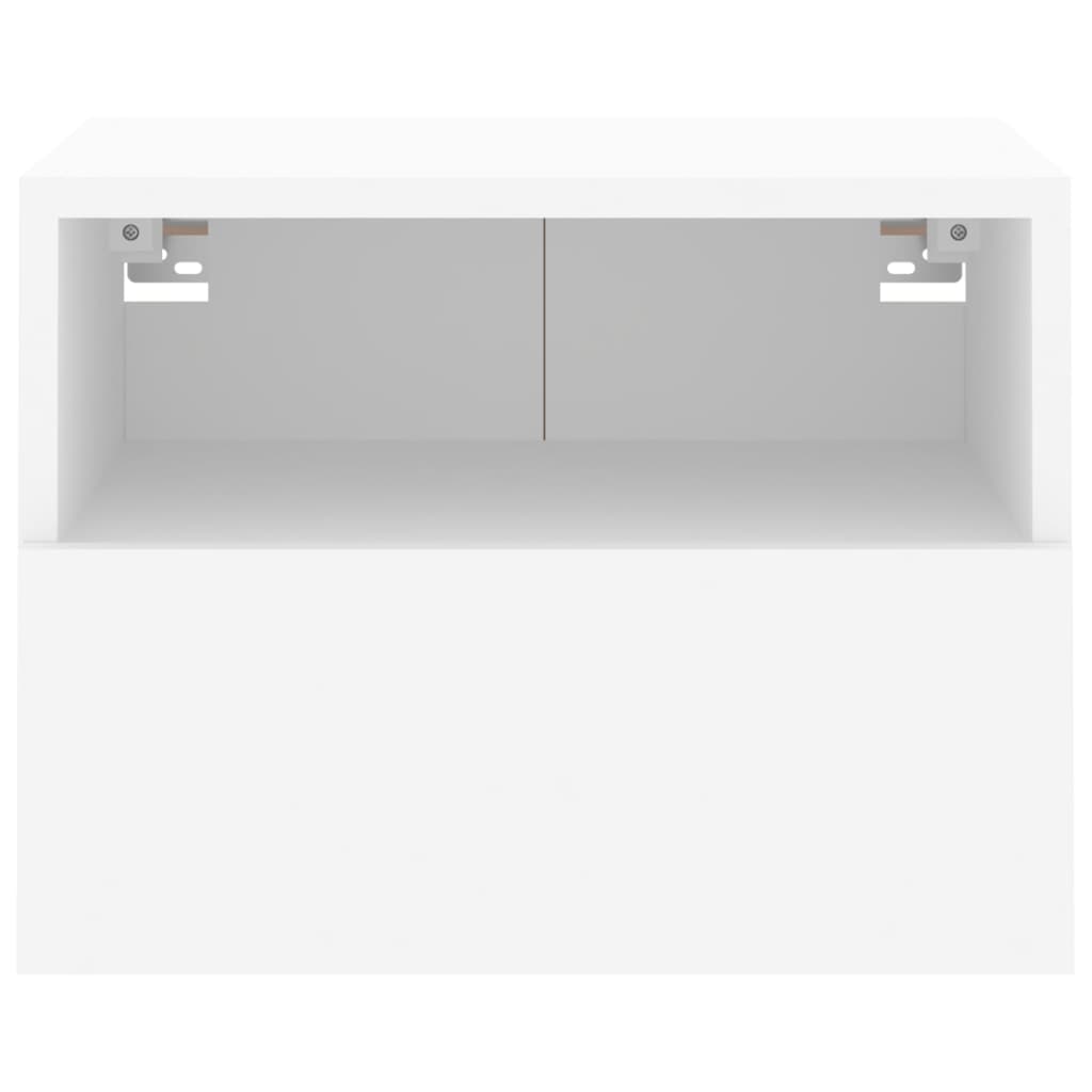 TV Wall Cabinets 2 pcs White 40x30x30 cm Engineered Wood