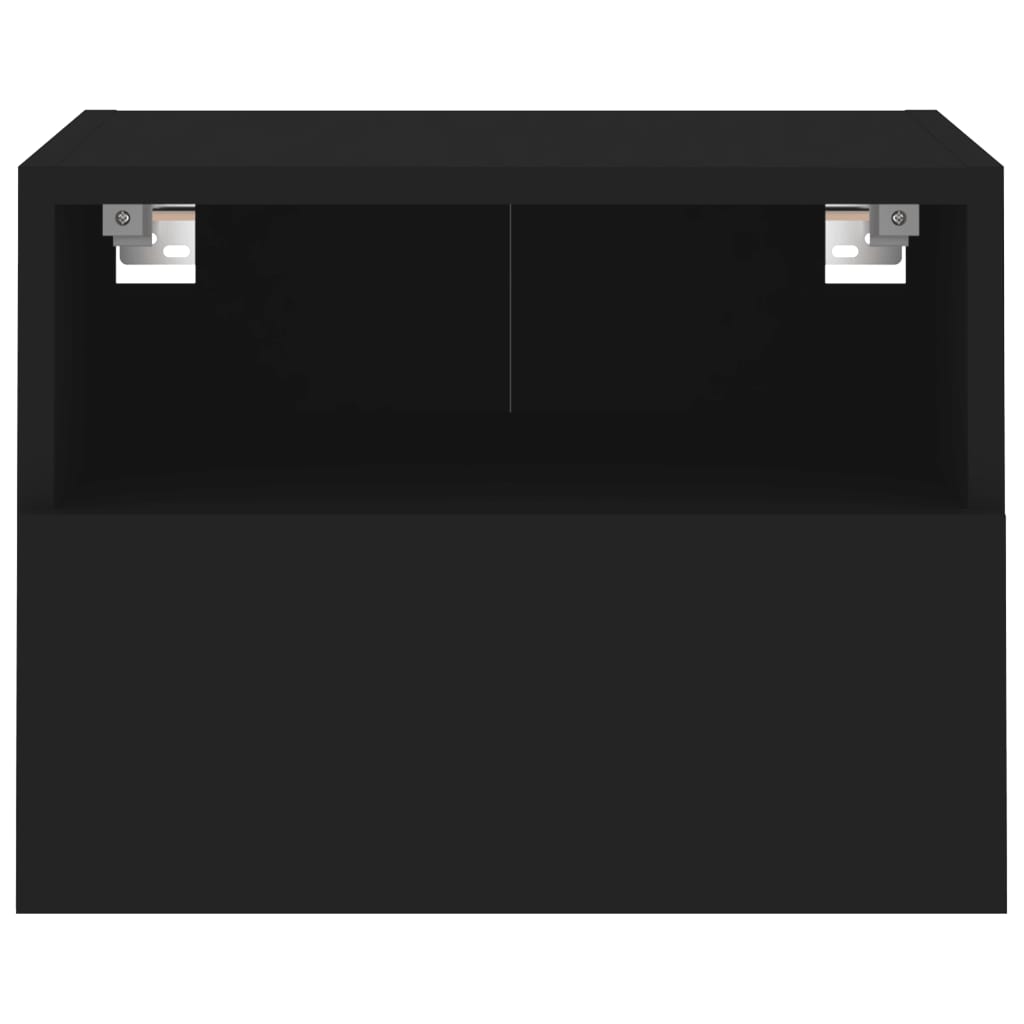 TV Wall Cabinet Black 40x30x30 cm Engineered Wood