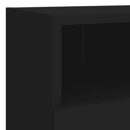 TV Wall Cabinet Black 40x30x30 cm Engineered Wood