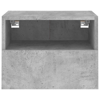 TV Wall Cabinet Concrete Grey 40x30x30 cm Engineered Wood