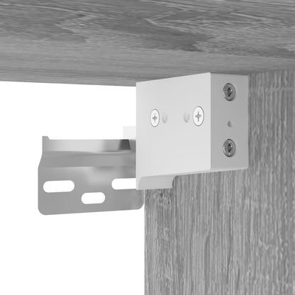 TV Wall Cabinet Grey Sonoma 40x30x30 cm Engineered Wood