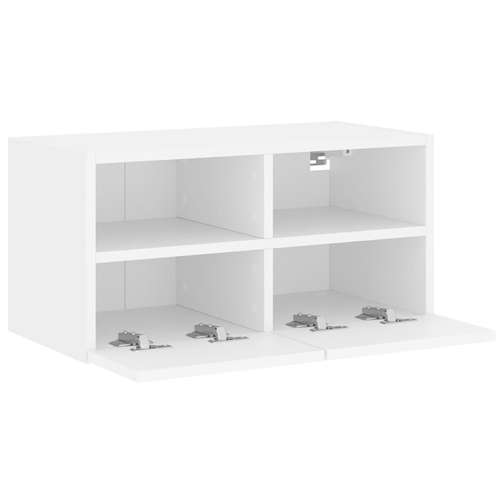 TV Wall Cabinet White 60x30x30 cm Engineered Wood