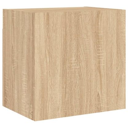TV Wall Cabinets 2 pcs Sonoma Oak 40.5x30x40 cm Engineered Wood