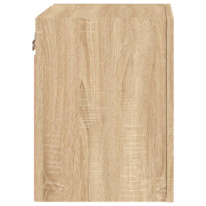 TV Wall Cabinets 2 pcs Sonoma Oak 40.5x30x40 cm Engineered Wood