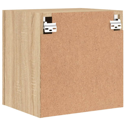 TV Wall Cabinets 2 pcs Sonoma Oak 40.5x30x40 cm Engineered Wood