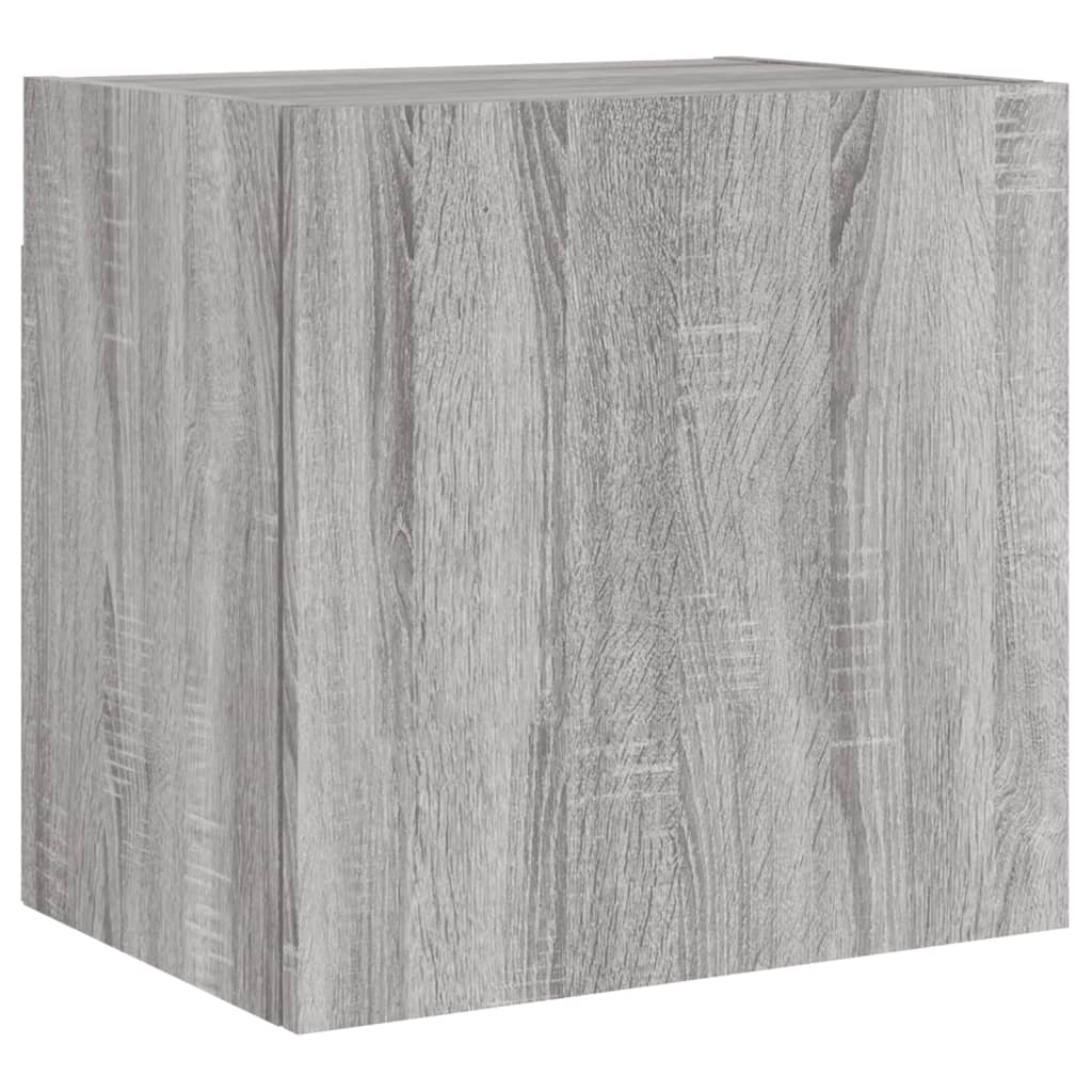 TV Wall Cabinet Grey Sonoma 40.5x30x40 cm Engineered Wood