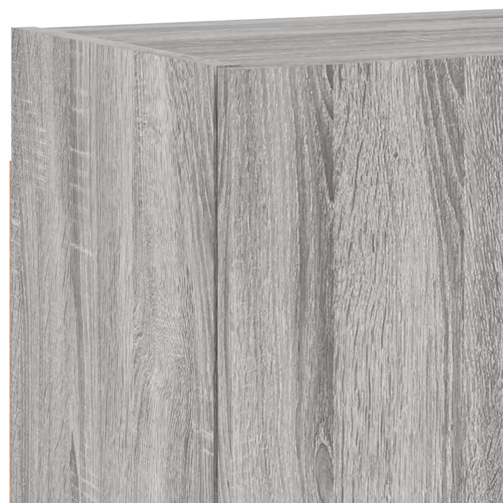 TV Wall Cabinet Grey Sonoma 40.5x30x40 cm Engineered Wood