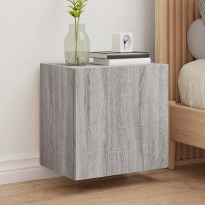 TV Wall Cabinet Grey Sonoma 40.5x30x40 cm Engineered Wood