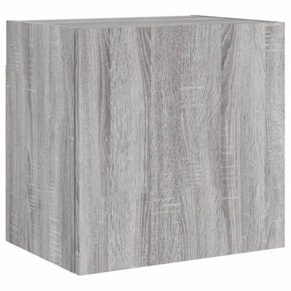 TV Wall Cabinets 2 pcs Grey Sonoma 40.5x30x40 cm Engineered Wood