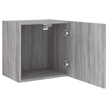 TV Wall Cabinets 2 pcs Grey Sonoma 40.5x30x40 cm Engineered Wood