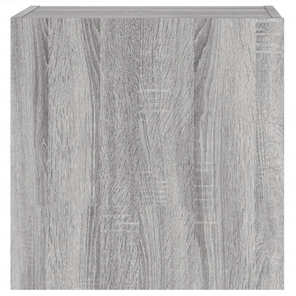 TV Wall Cabinets 2 pcs Grey Sonoma 40.5x30x40 cm Engineered Wood