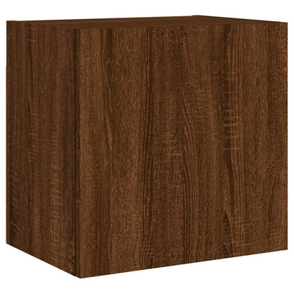 TV Wall Cabinet Brown Oak 40.5x30x40 cm Engineered Wood