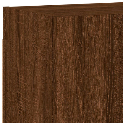 TV Wall Cabinet Brown Oak 40.5x30x40 cm Engineered Wood