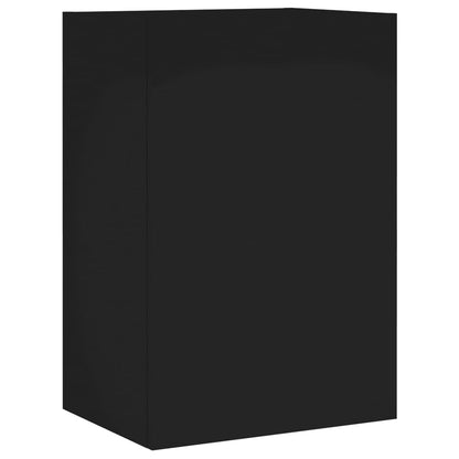 TV Wall Cabinet Black 40.5x30x60 cm Engineered Wood