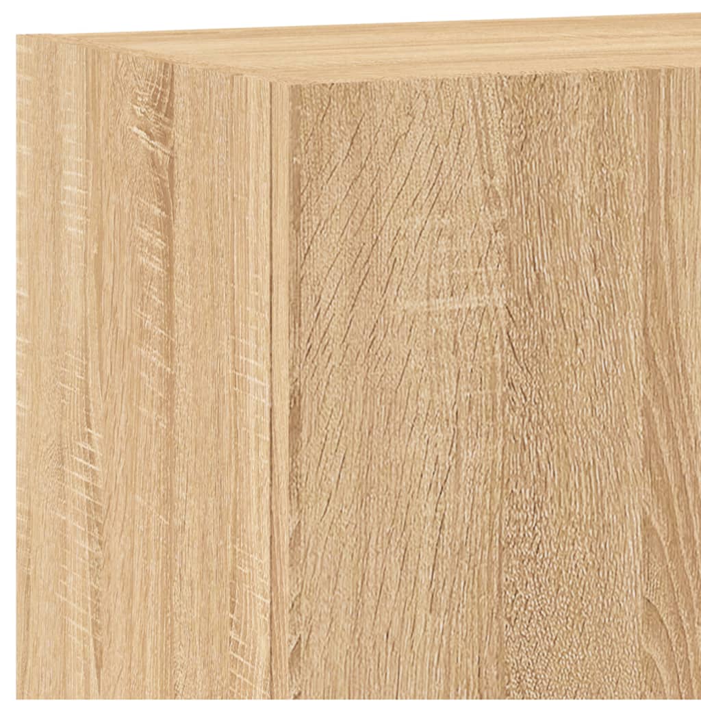 TV Wall Cabinet Sonoma Oak 40.5x30x60 cm Engineered Wood