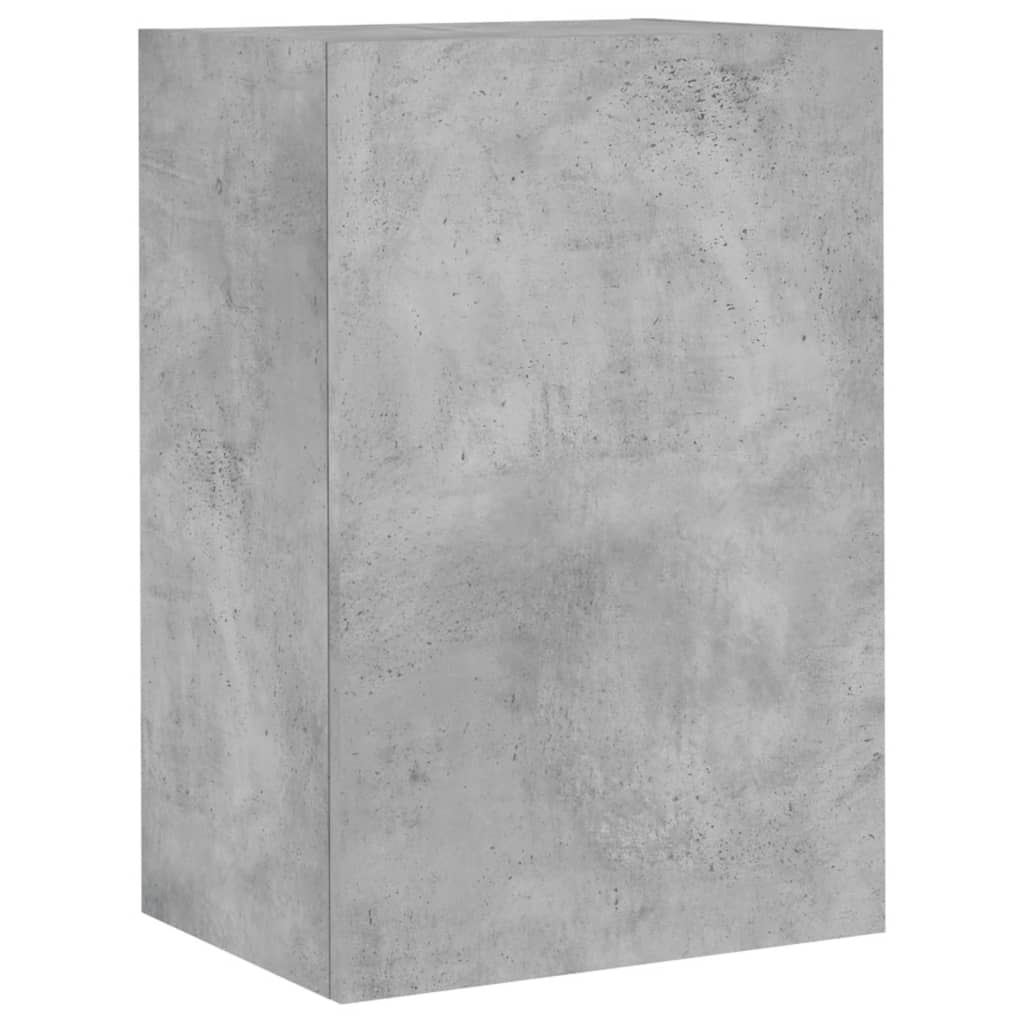 TV Wall Cabinet Concrete Grey 40.5x30x60 cm Engineered Wood