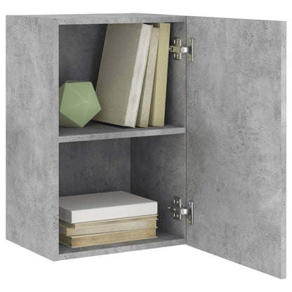 TV Wall Cabinet Concrete Grey 40.5x30x60 cm Engineered Wood