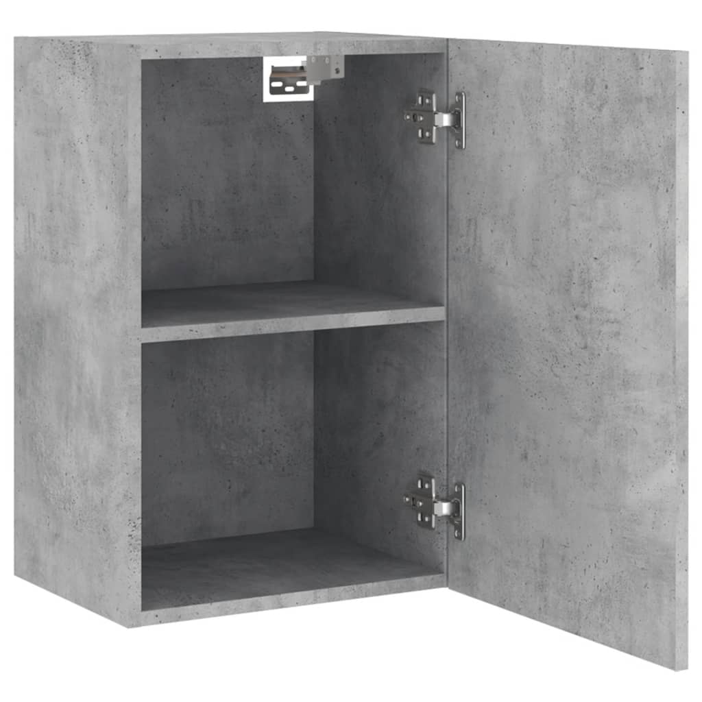 TV Wall Cabinet Concrete Grey 40.5x30x60 cm Engineered Wood