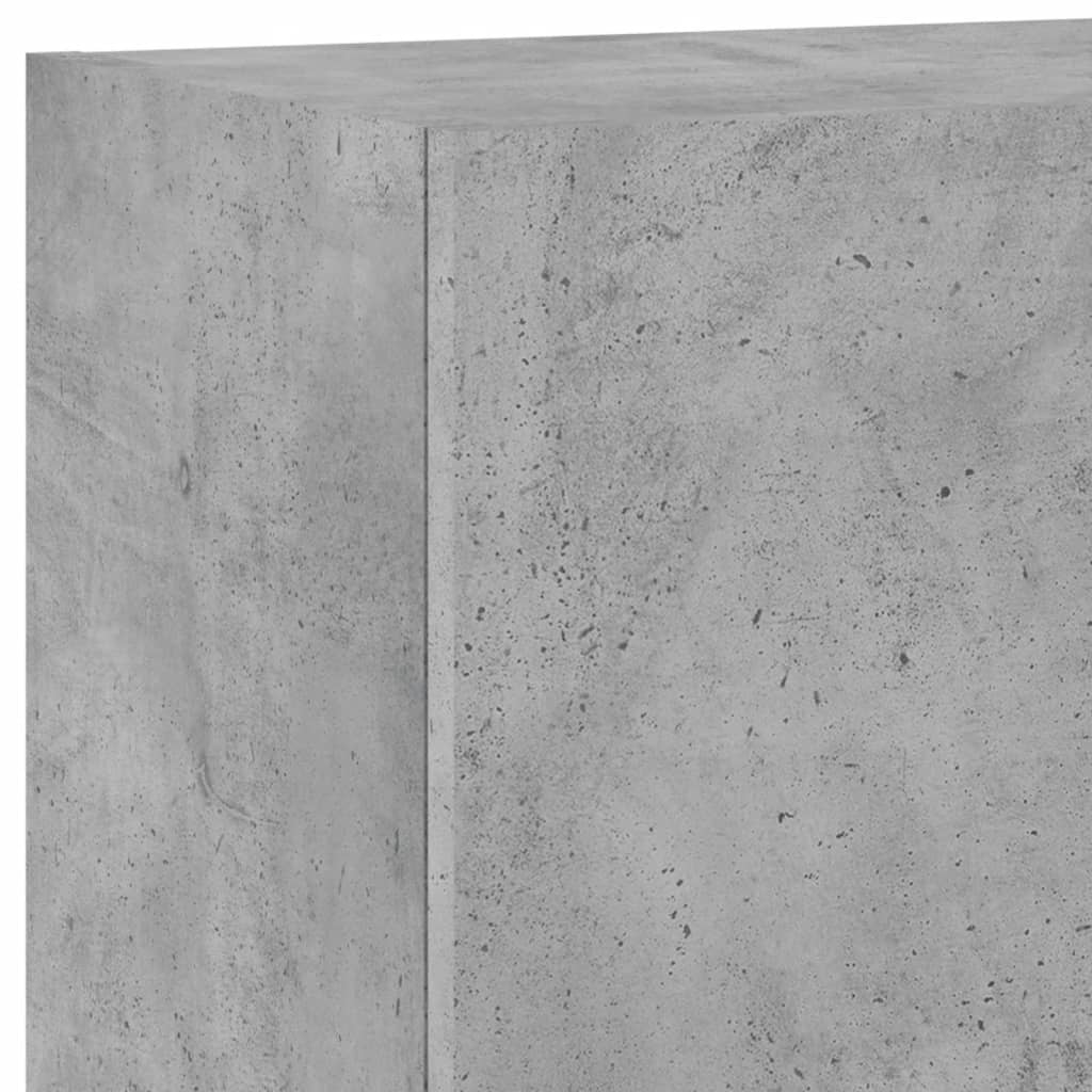 TV Wall Cabinet Concrete Grey 40.5x30x60 cm Engineered Wood