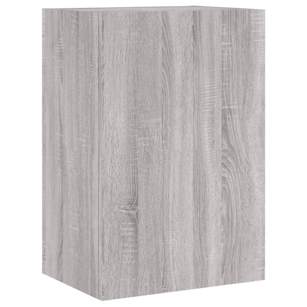 TV Wall Cabinet Grey Sonoma 40.5x30x60 cm Engineered Wood