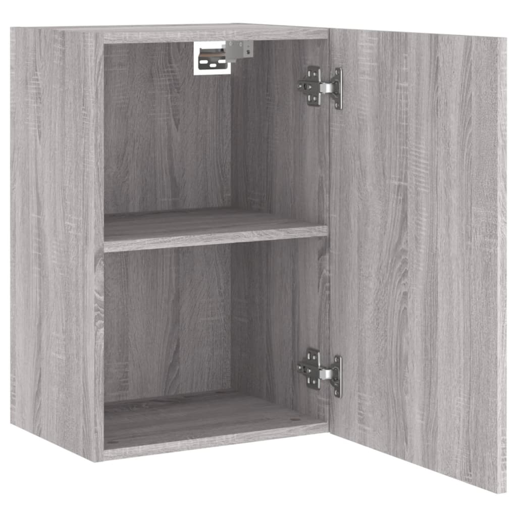 TV Wall Cabinet Grey Sonoma 40.5x30x60 cm Engineered Wood