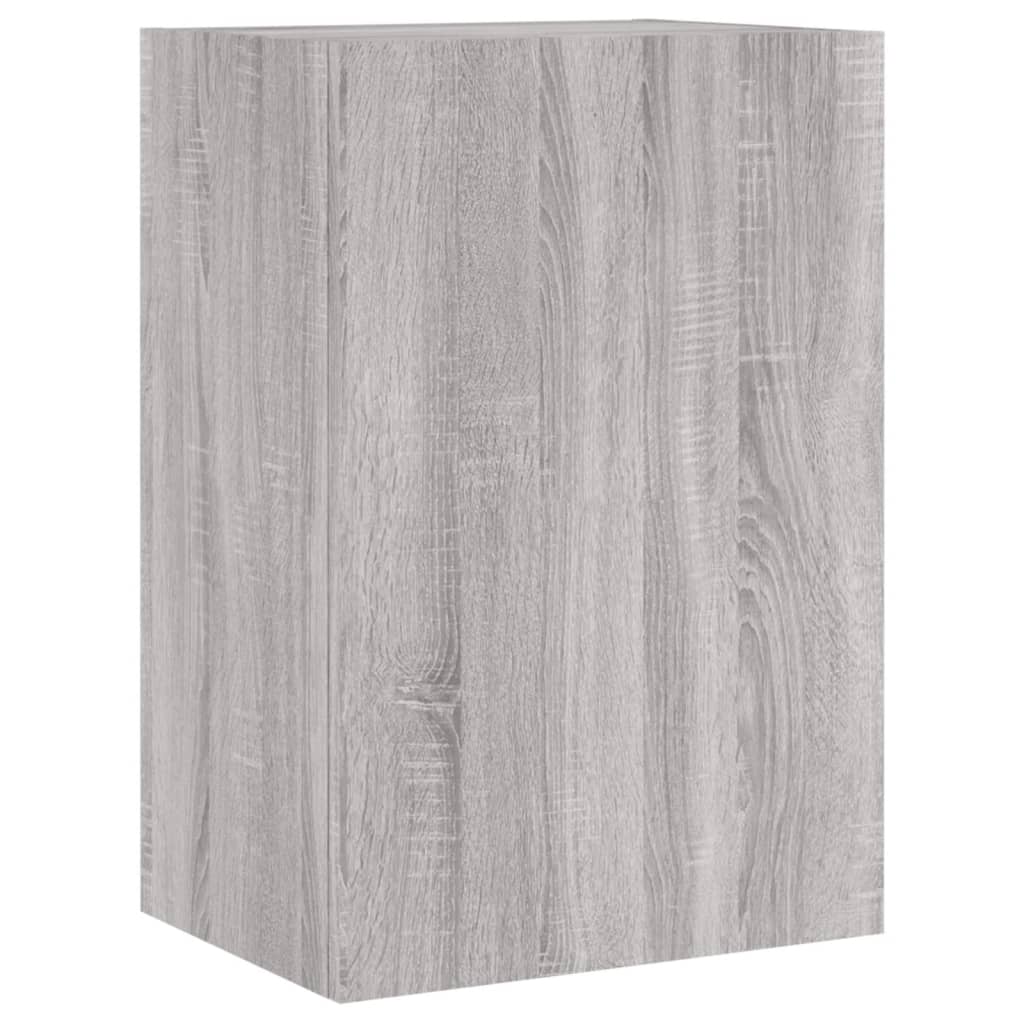 TV Wall Cabinets 2 pcs Grey Sonoma 40.5x30x60 cm Engineered Wood