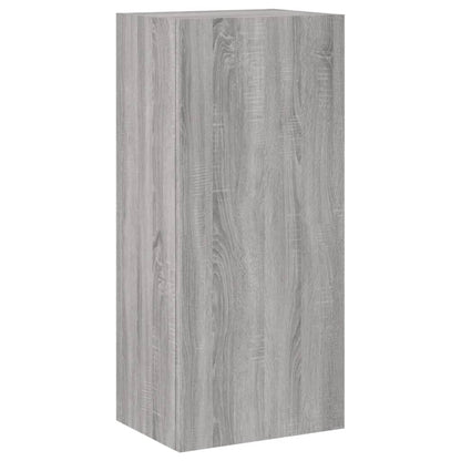 TV Wall Cabinet Grey Sonoma 40.5x30x90 cm Engineered Wood