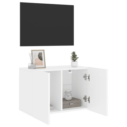 TV Cabinet Wall-mounted White 60x30x41 cm