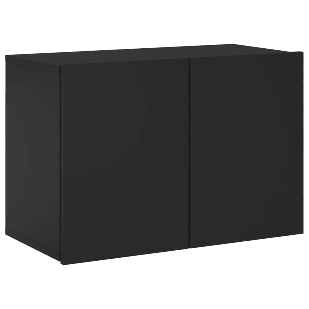 TV Cabinet Wall-mounted Black 60x30x41 cm