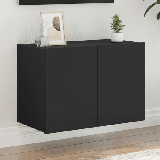 TV Cabinet Wall-mounted Black 60x30x41 cm