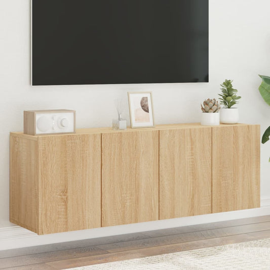 TV Cabinets Wall-mounted 2 pcs Sonoma Oak 60x30x41 cm