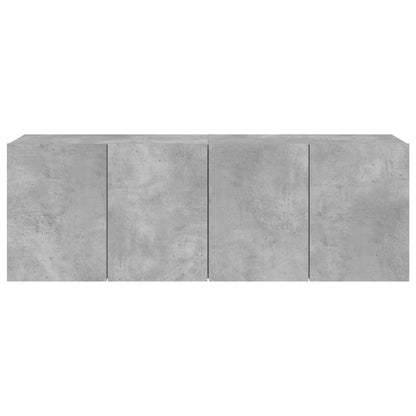 TV Cabinets Wall-mounted 2 pcs Concrete Grey 60x30x41 cm