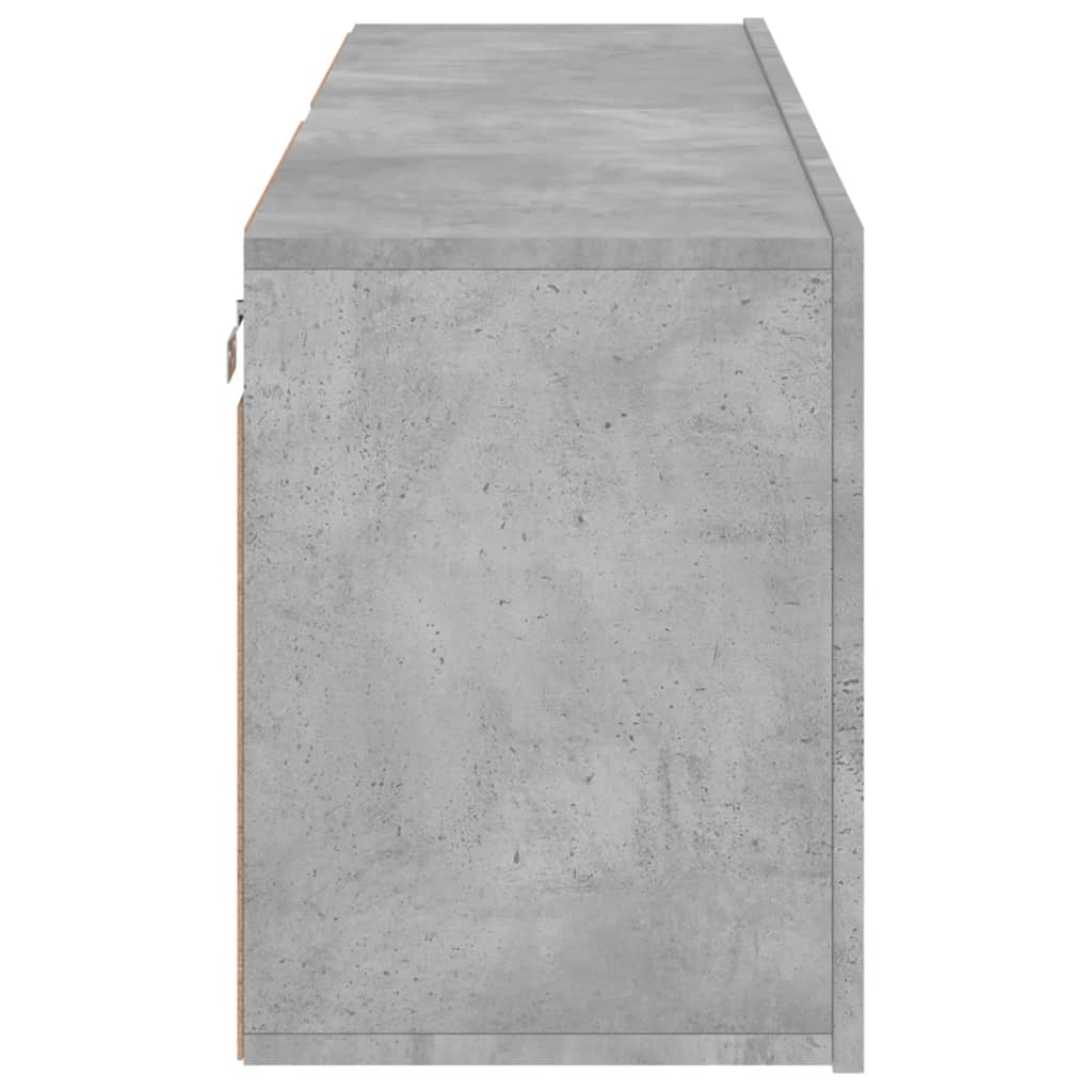 TV Cabinets Wall-mounted 2 pcs Concrete Grey 60x30x41 cm