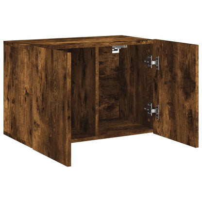 TV Cabinet Wall-mounted Smoked Oak 60x30x41 cm