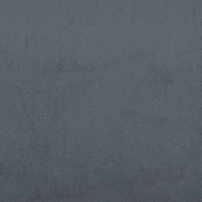 Bed Frame "Dover" Dark Grey 135x190 cm Double Velvet