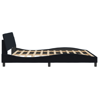 Bed Frame "Dover" Black 180x200 cm Super King Velvet