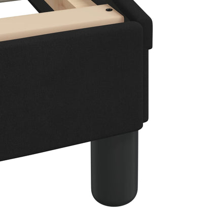 Bed Frame "Dover" Black 180x200 cm Super King Velvet