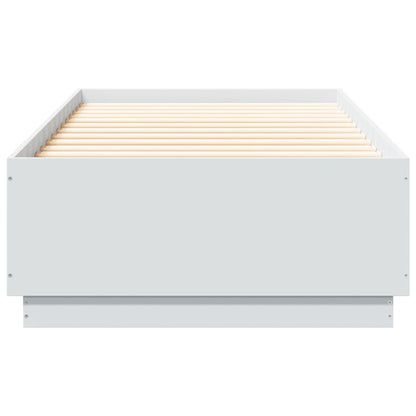 Bed Frame without Mattress White 90x200 cm