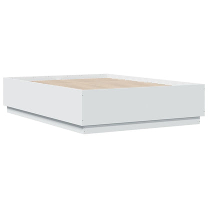 Bed Frame without Mattress White 120x190 cm Small Double