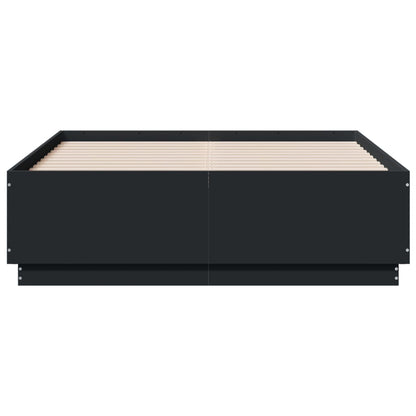 Bed Frame without Mattress Black 120x190 cm Small Double