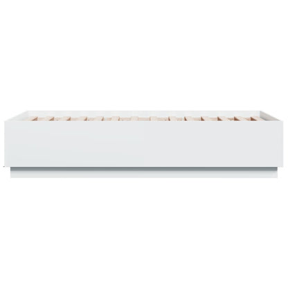 Bed Frame without Mattress White 90x190 cm Single