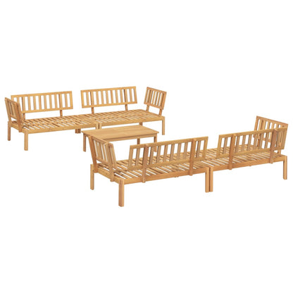 5 Piece Garden Pallet Sofa Set Solid Wood Acacia