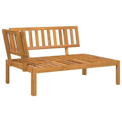 4 Piece Garden Pallet Sofa Set Solid Wood Acacia