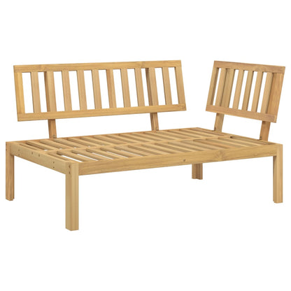 Garden Pallet Corner Sofa Solid Wood Acacia