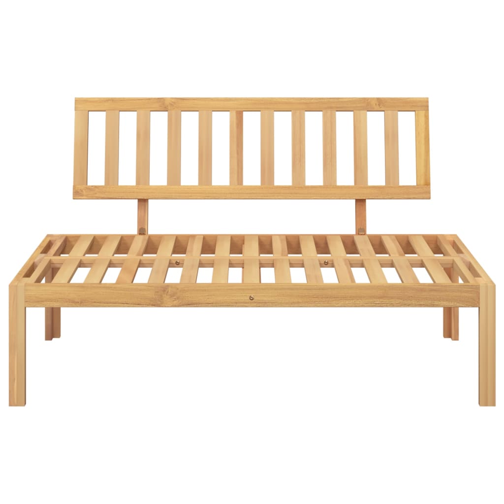 Garden Pallet Middle Sofa Solid Wood Acacia