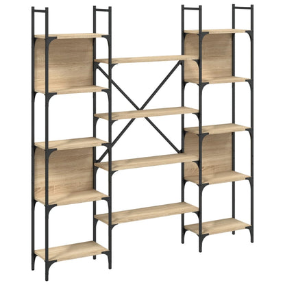 Bookshelf Sonoma Oak 155.5x24x166.5 cm Engineered Wood