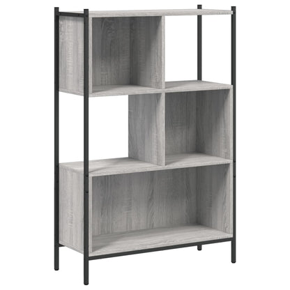 Bookcase Grey Sonoma 72x28x109 cm Engineered Wood